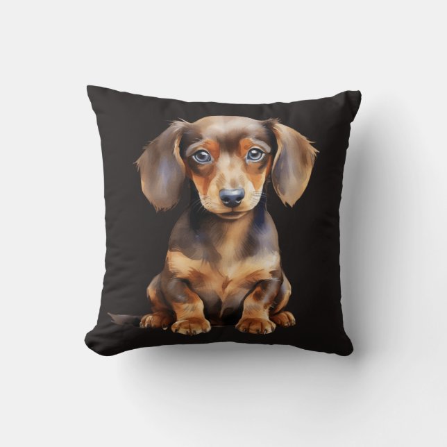 Baby Dachshund Cushion (Front)