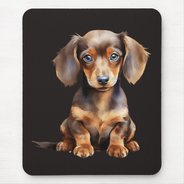 Baby Dachshund Mouse Mat (Front)