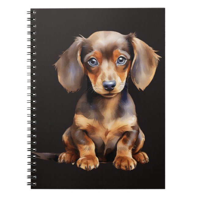 Baby Dachshund Notebook (Front)