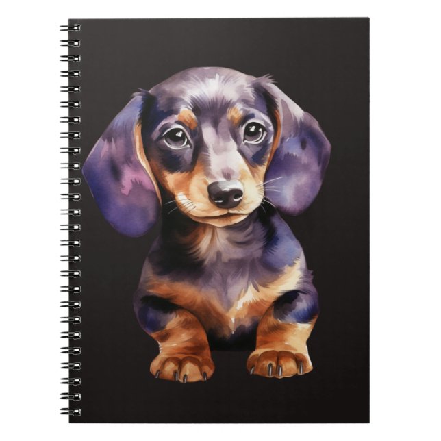 Baby Dachshund Notebook (Front)