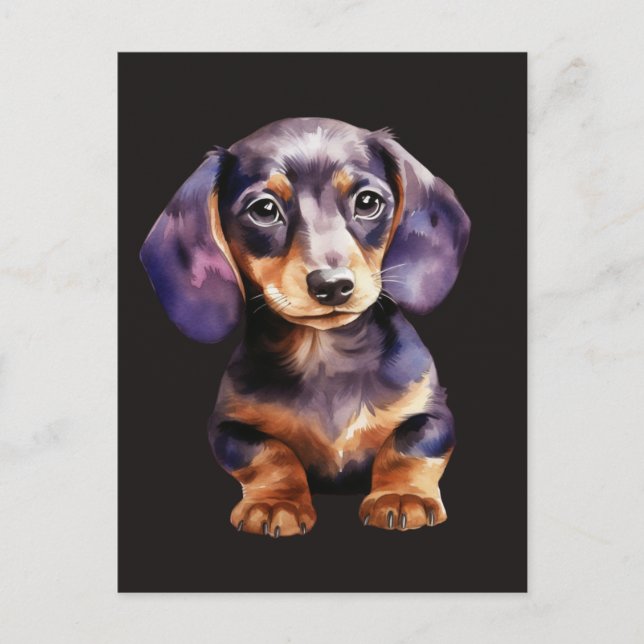 Baby Dachshund Postcard (Front)