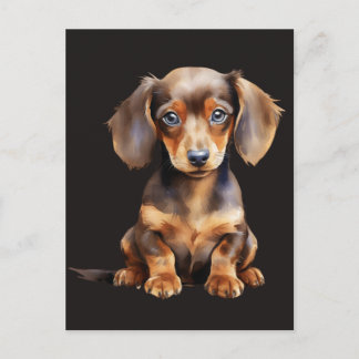 Baby Dachshund Postcard