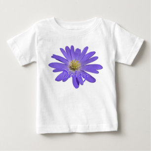 Baby Daisy T-shirt Personalised Purple Baby Shirt