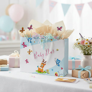 Baby dear (deer) custom large gift bag