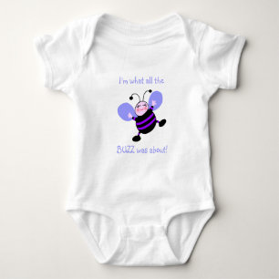 Baby Debut I'm What All The BUZZ Was About Cute Bodysuit