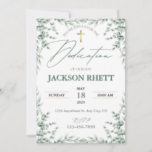 Baby Dedication Invitation