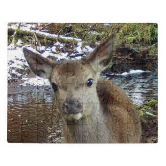 Baby Deer Acrylic Jigsaw Puzzle