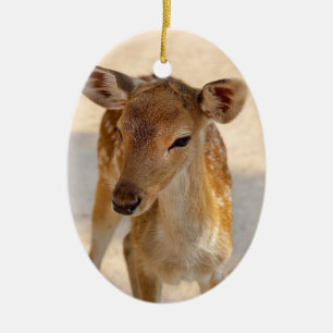 Baby Deer Ceramic Tree Decoration