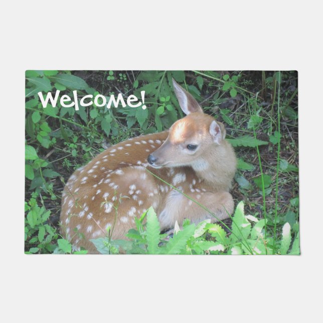 Baby Deer Doormat (Front)