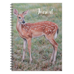 Baby Deer Fawn Art Nature Journal