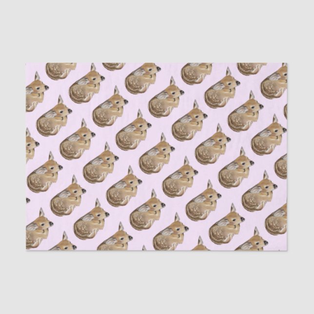 Baby Deer Fawn Tissue Paper (Front)