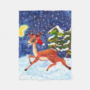 Baby Deer Fleece Blanket