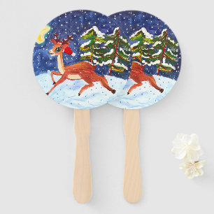 Baby Deer Hand Fan