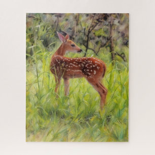 Baby Deer Nature Art Big Puzzle