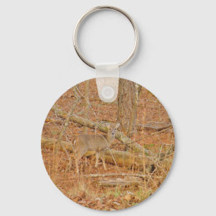 Baby Deer's First winter Key Ring