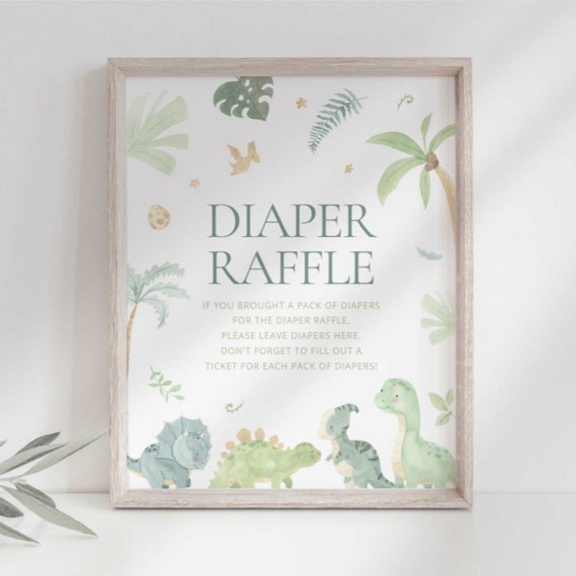 Baby Dino Baby Shower Momosa Bar Sign (Creator Uploaded)