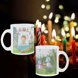 Baby Dino Frosted Mug for Kids Birthday Favour