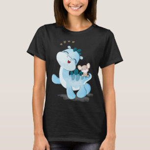 Baby Dino & Mouse Who Go A Happy Way Together T-Shirt