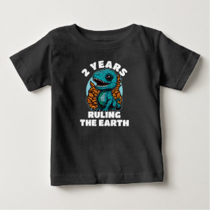 Baby Dinosaur 2 Years Old Birthday T-Shirt