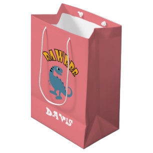 Baby Dinosaur Design - Gift Bag - Medium
