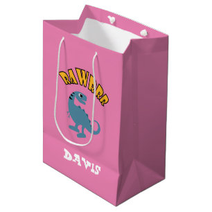 Baby Dinosaur Design - Gift Bag - Medium