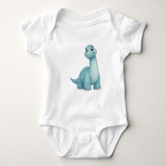 Baby Dinosaur Jersey Bodysuit - Comfort and Style