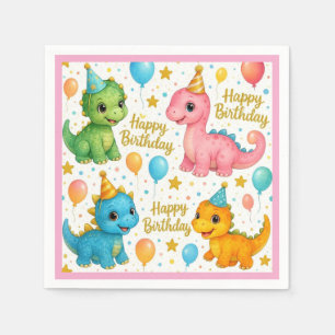 Baby dinosaur napkins! napkin