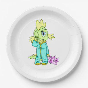 Baby Dinosaur Paper Plate