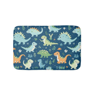 Baby Dinosaur Pattern Bath Mat