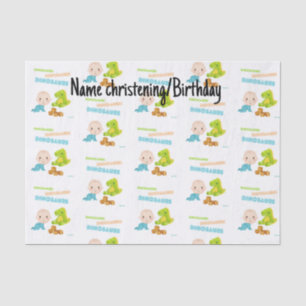 Baby Dinosaur Tissue Paper