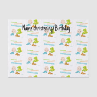 Baby Dinosaur Tissue Paper