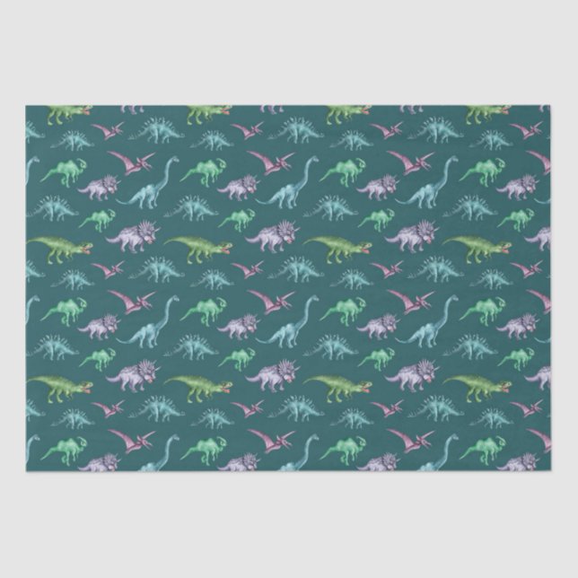 Baby Dinosaurs  Tissue Paper (Front)