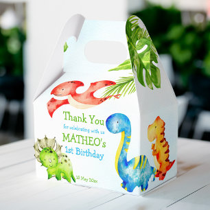Baby dinosaurs toddler birthday party  favour box