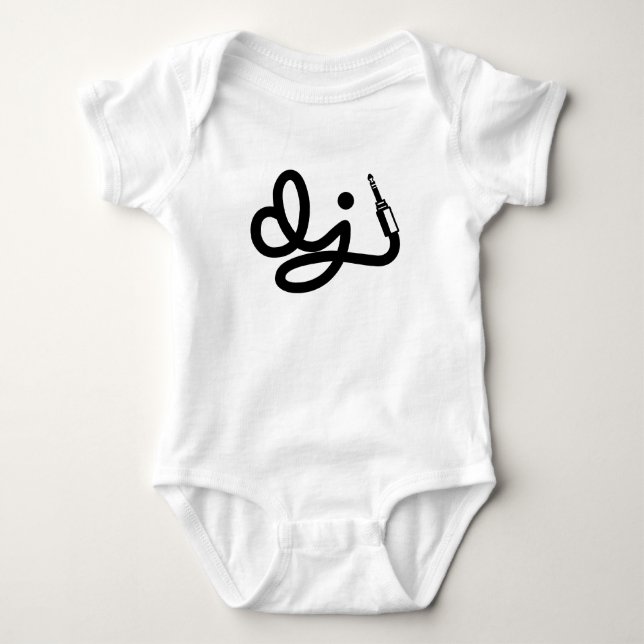 Baby DJ One piece Bodysuit (Front)