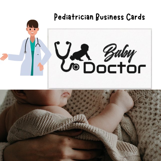 Baby Doctor Home Visits  Business Card (Creator Uploaded)