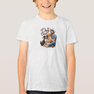 Baby Dog Mum T-Shirt – “Future Dog Mum” Funny Infa Tri-Blend Shirt