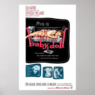 Baby Doll 1956 Movie POSTER PRINT A5-A1 50s