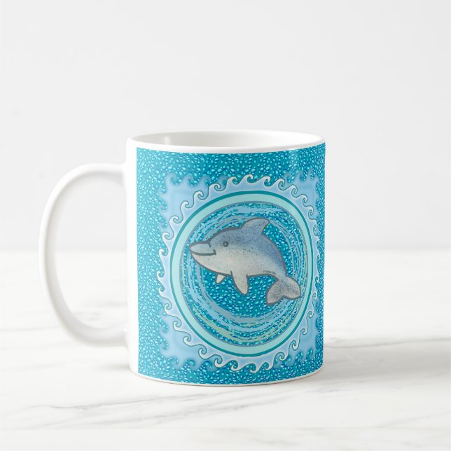 Baby Dolphin Coffee Mug (Left)