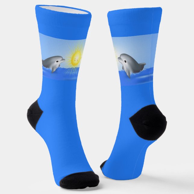 Baby Dolphin Socks (Angled)