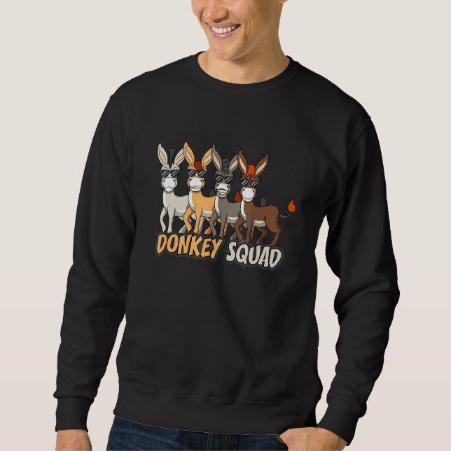 Baby Donkey Squad Mule Sweatshirt (Front)