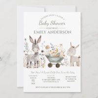 Baby Donkeys Unisex Baby Shower |