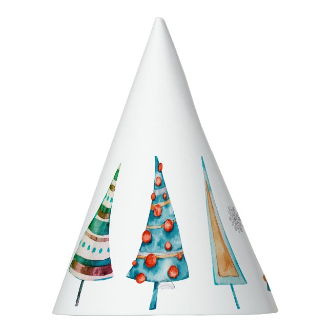 Baby Doodle Christmas Trees  Party Hat (Right)