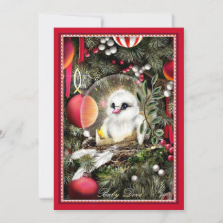 Baby Dove Holiday Card