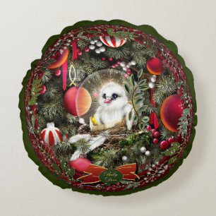 Baby Dove Round Cushion