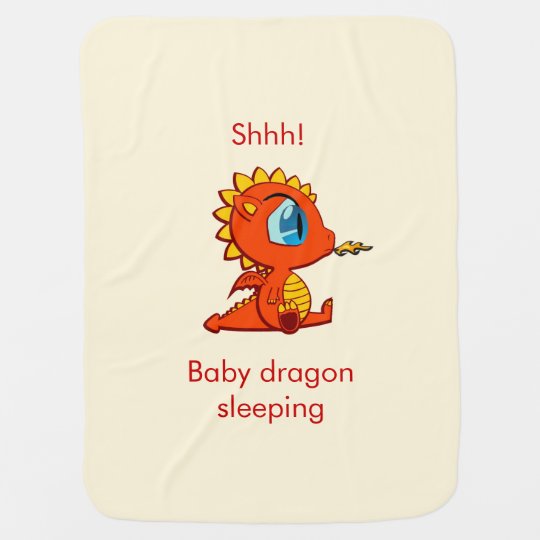 Baby Dragon Baby Blanket Zazzle.co.uk