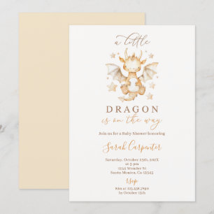 Baby Dragon baby shower Invitation