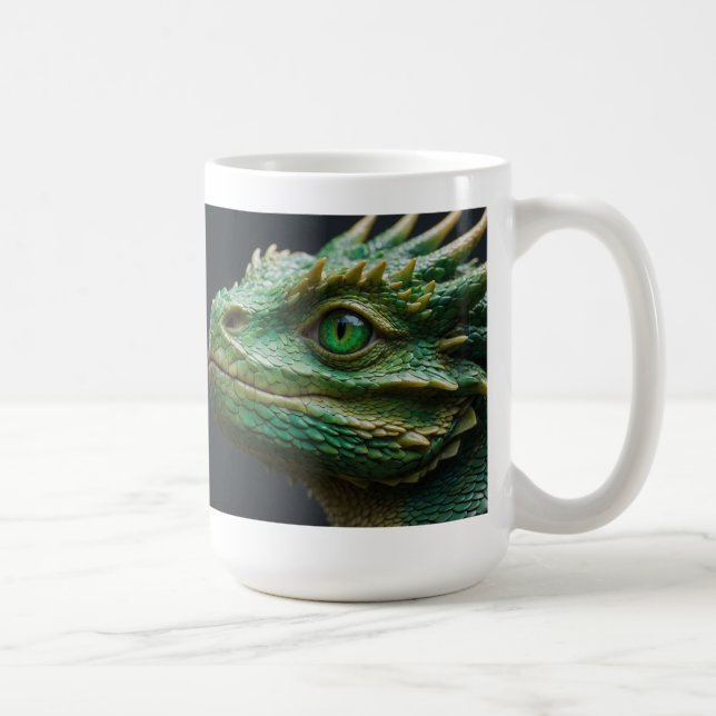 Baby Dragon Fantasy Art Coffee Mug (Right)