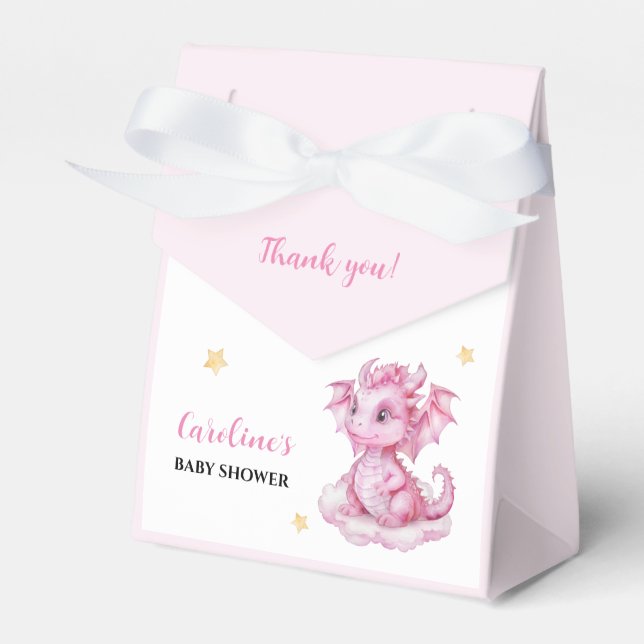 Baby Dragon Favour Box (Front Side)