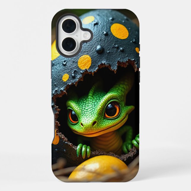 Baby Dragon Hatching Phone Case (Back)