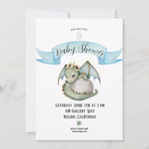 Baby Dragon Invitation